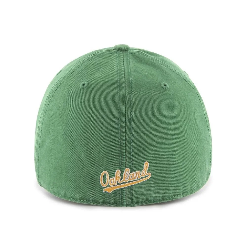 Men's 47' Brand Oakland Athletics Cooperstown Vintage Green Franchise Fitted Hat - Picture 2 of 2